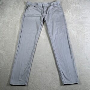 Zara Man Jeans Mens 36x31 Gray‎ Slim Stretch 5-Pocket Basic Collection Casual